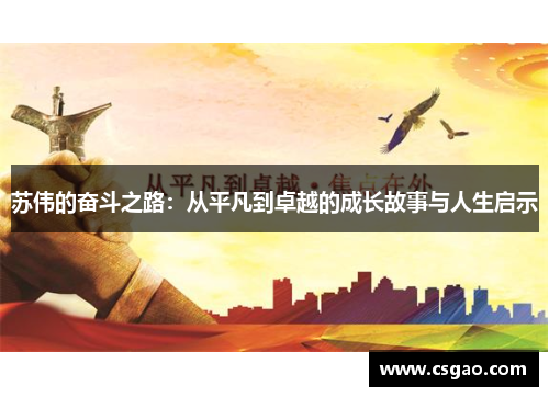 苏伟的奋斗之路：从平凡到卓越的成长故事与人生启示